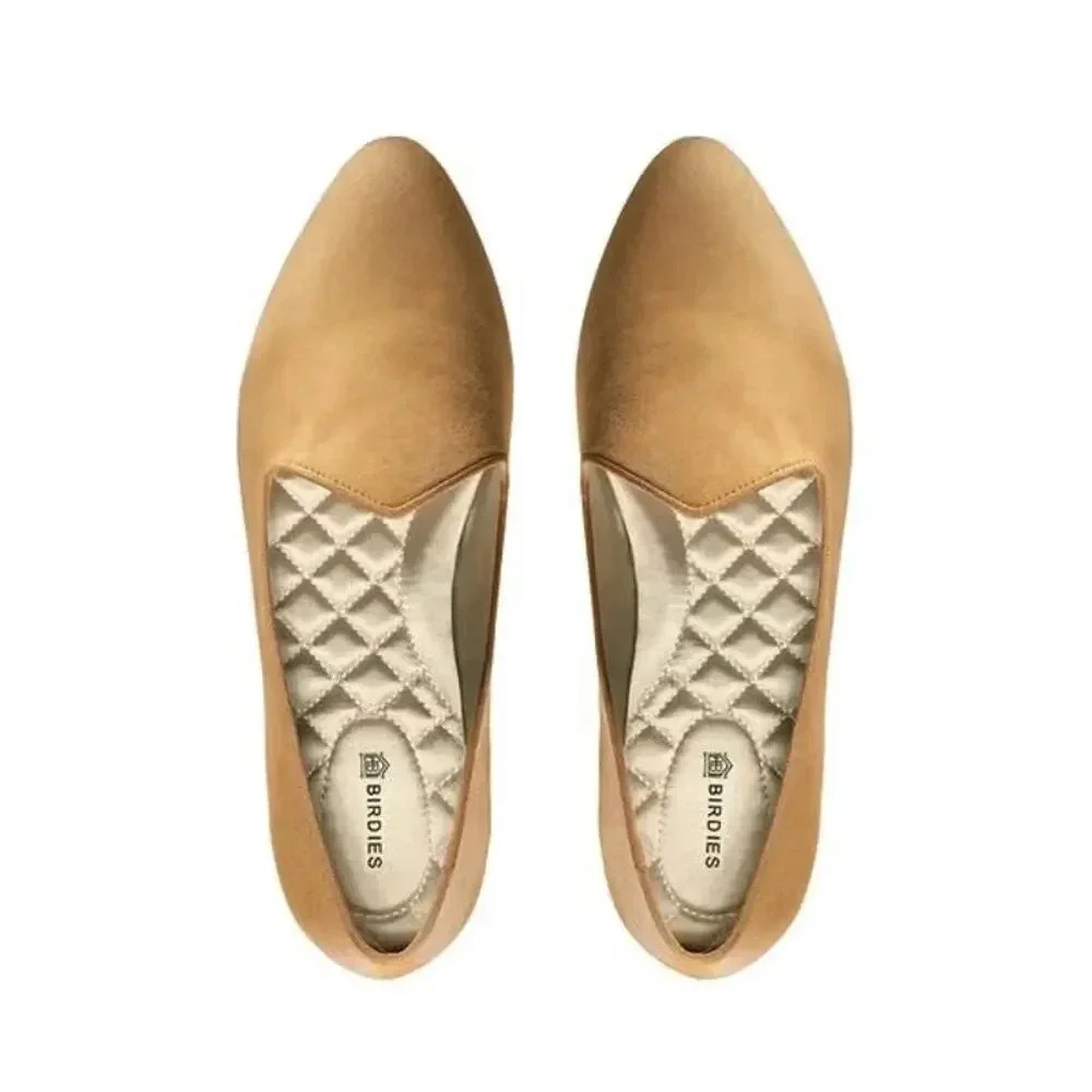 Birdies Heron Slide Sand Suede Size 8